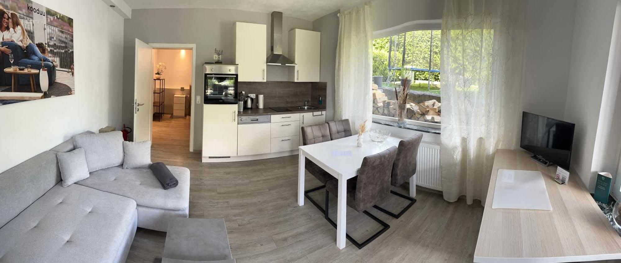 Ferienwohnung Schlossblick - 4 Sterne Sauna Pool Whirlpool Exklusiv Braunfels Exteriör bild